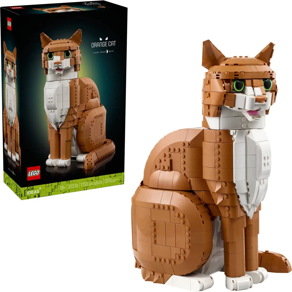 LEGO Ideas 21376 Orange Cat set, image 5