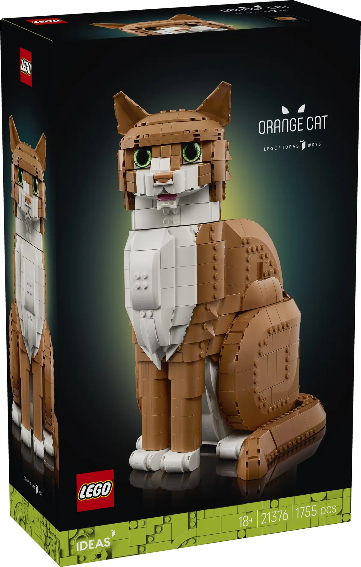 LEGO Ideas 21376 Orange Cat set, image 2