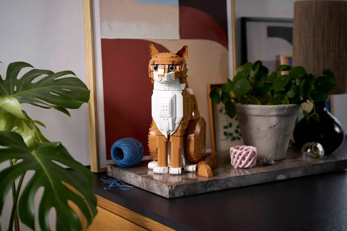 LEGO Ideas 21376 Orange Cat set, image 11