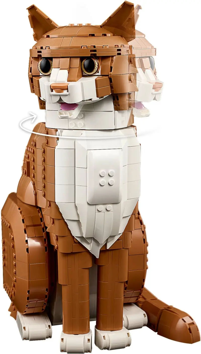 LEGO Ideas 21376 Orange Cat set, image 16