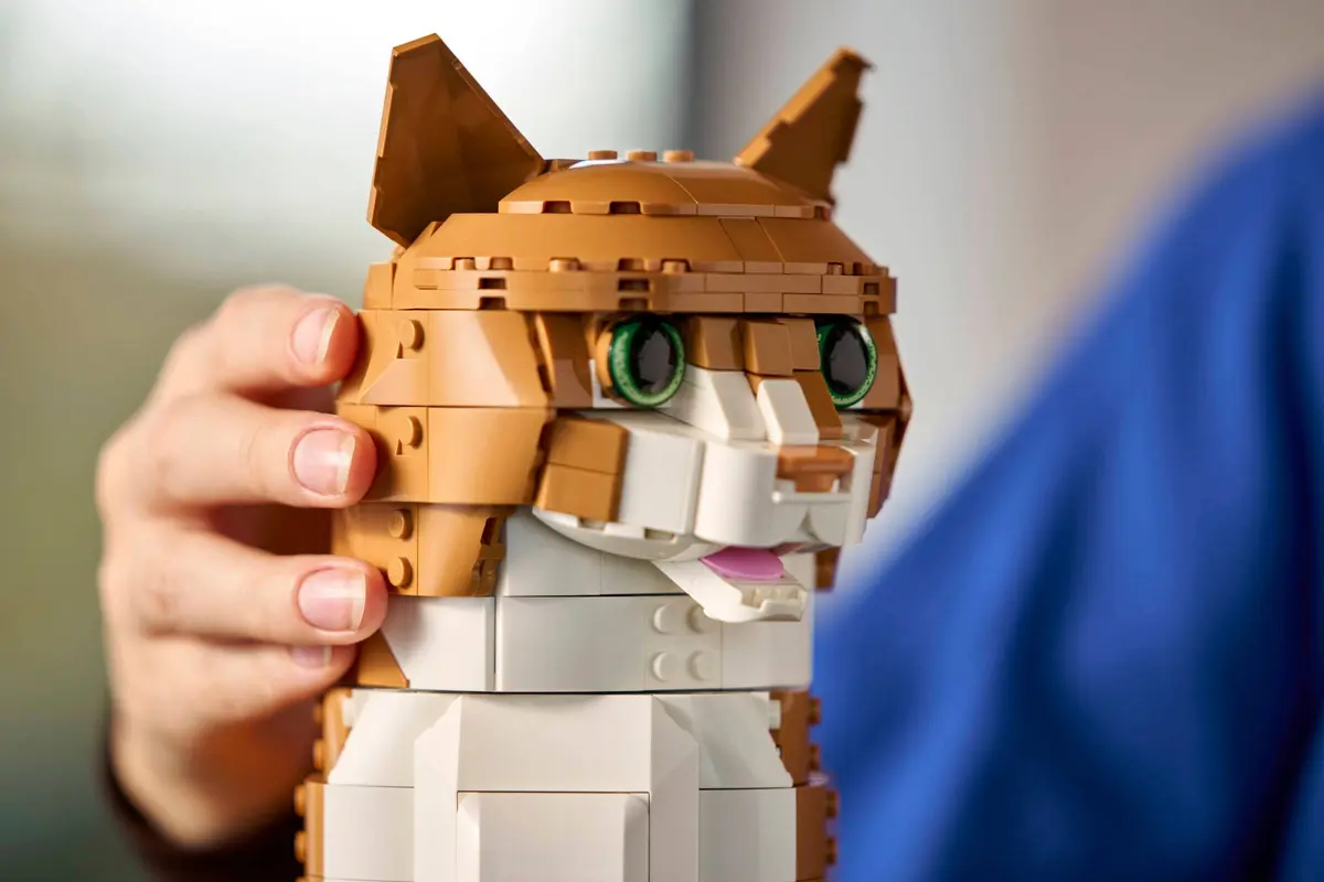 LEGO Ideas 21376 Orange Cat set, image 6