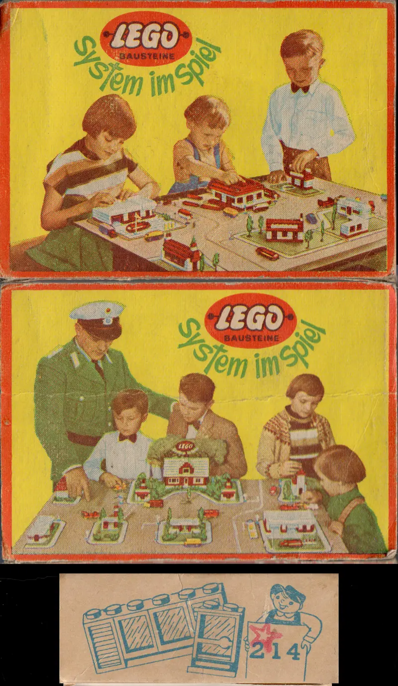 LEGO System 214 Ten Windows and Doors, Red set, image 5