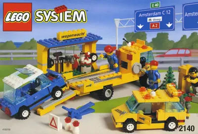LEGO Town 2140 Roadside Recovery Van and Tow Truck set