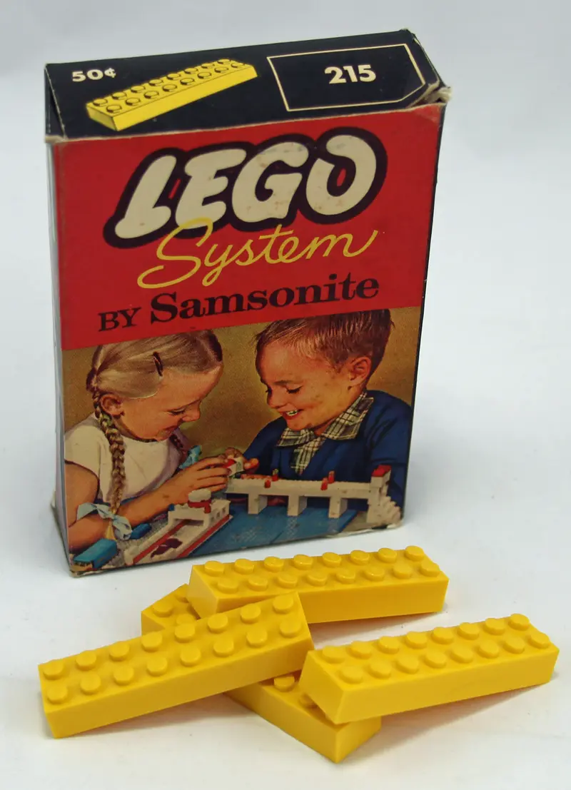 LEGO Samsonite 215 2 X 8 Bricks set, image 3