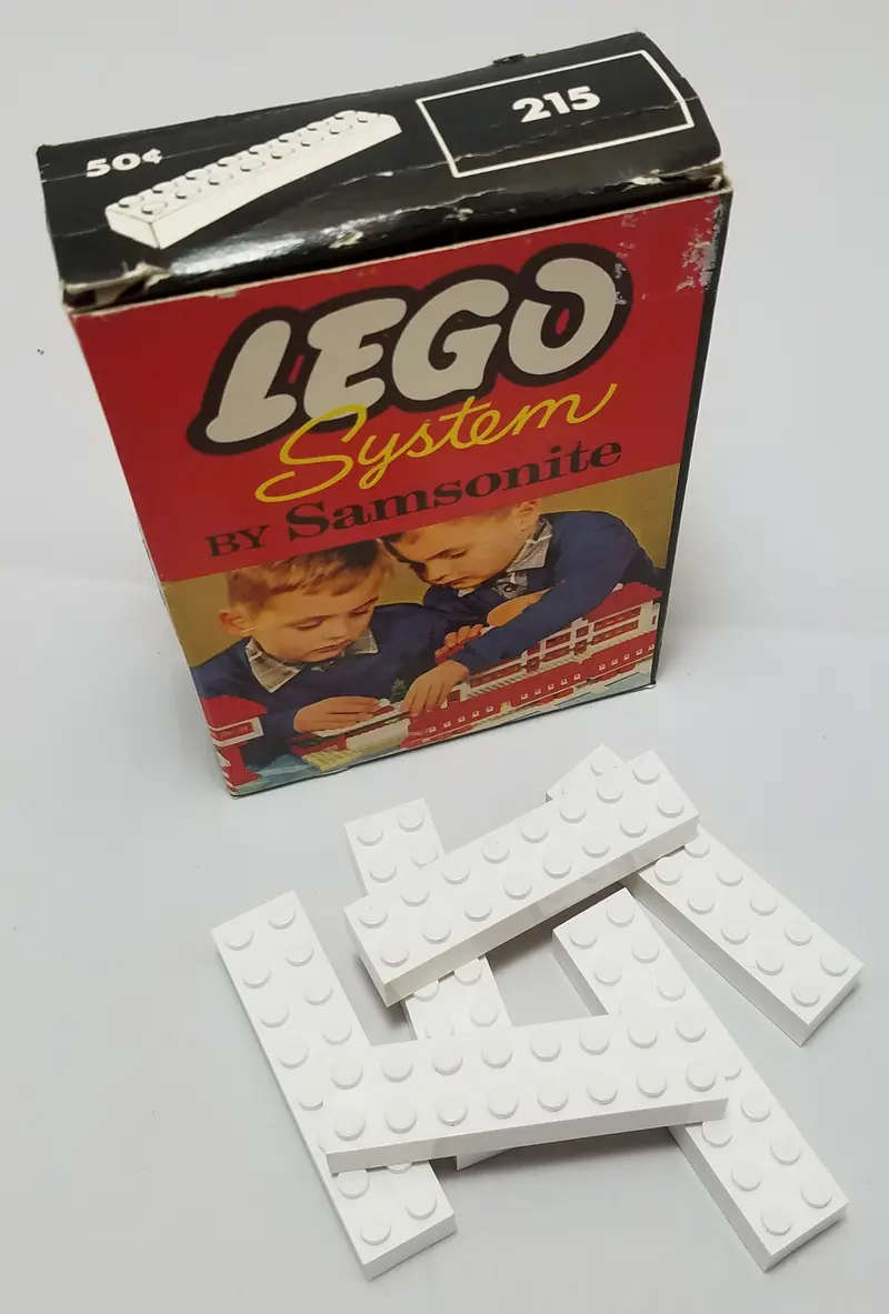 LEGO Samsonite 215 2 X 8 Bricks set