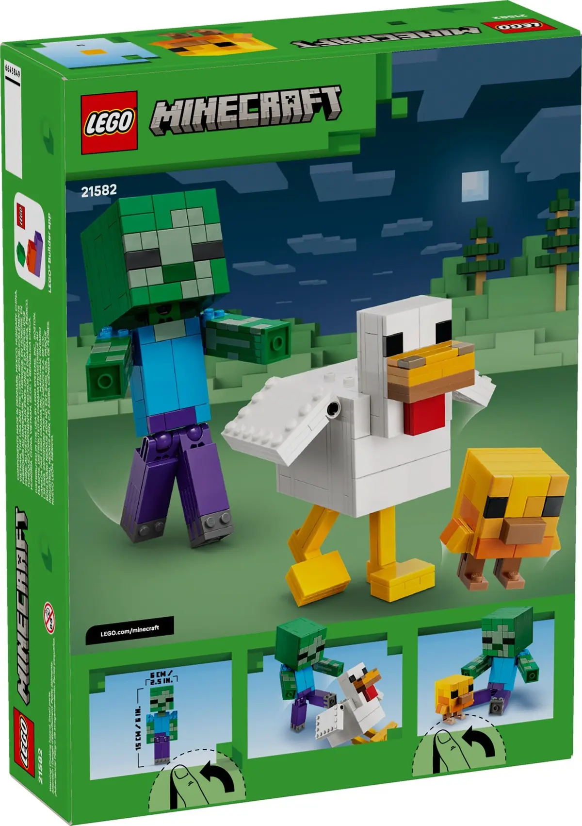 LEGO Minecraft 21582 Chicken Jockey set, image 2