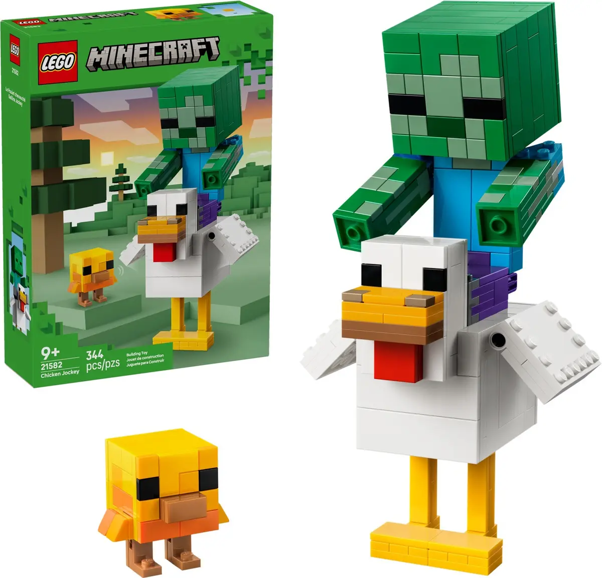 LEGO Minecraft 21582 Chicken Jockey set, image 3