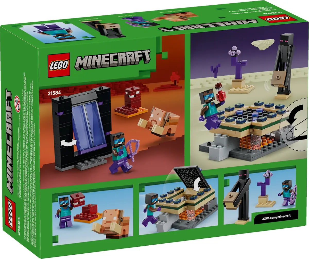 LEGO Minecraft 21584 Nether & End Portal Journey set, image 2