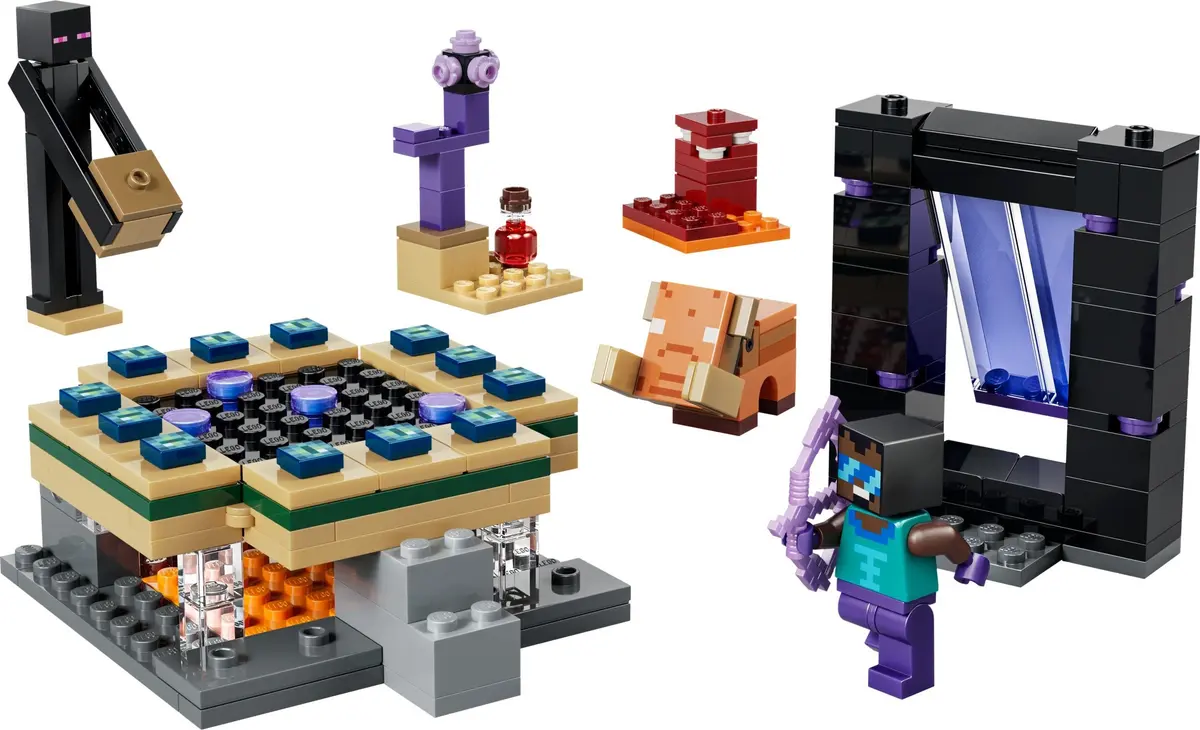 LEGO Minecraft 21584 Nether & End Portal Journey set