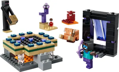 LEGO Minecraft 21584 Nether & End Portal Journey set