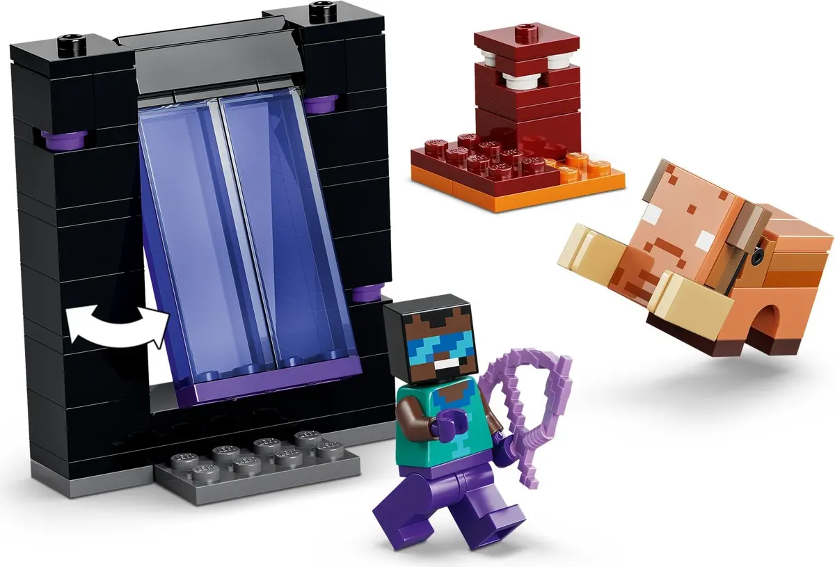 LEGO Minecraft 21584 Nether & End Portal Journey set, image 9