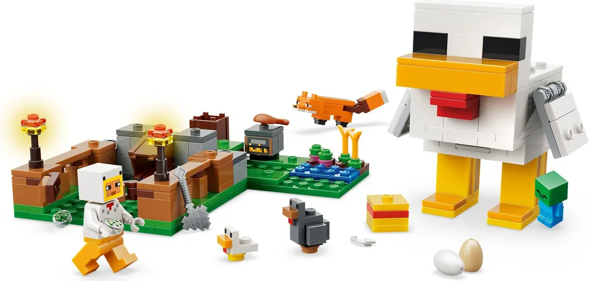 LEGO Minecraft 21585 Chicken Farm set, image 9