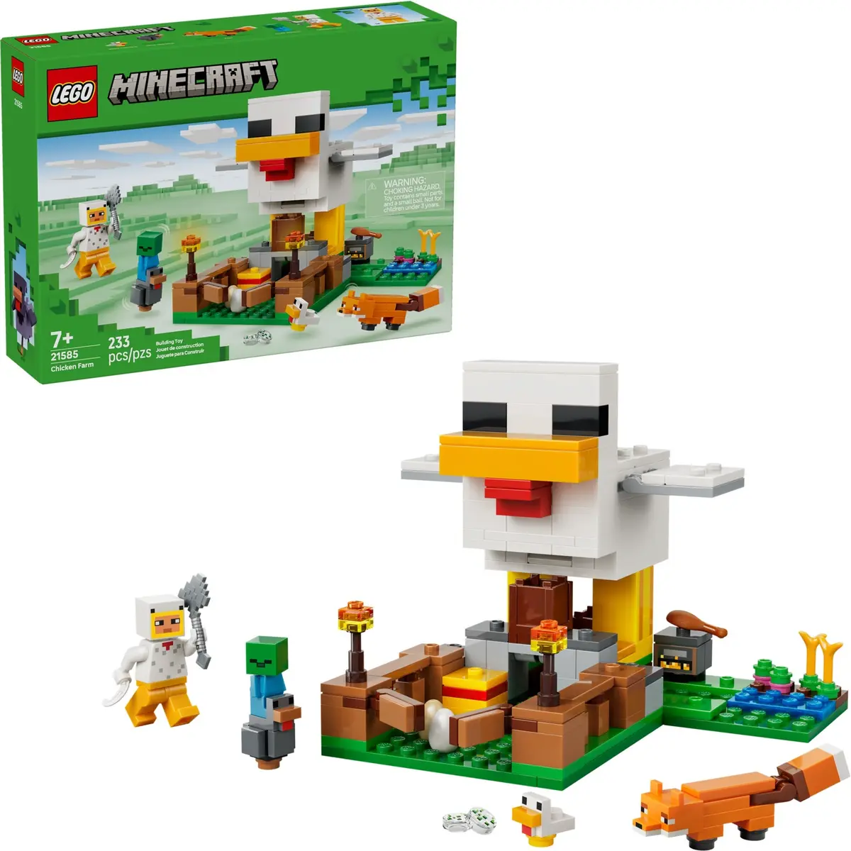 LEGO Minecraft 21585 Chicken Farm set, image 3