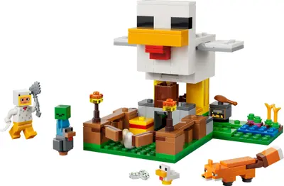 LEGO Minecraft 21585 Chicken Farm set