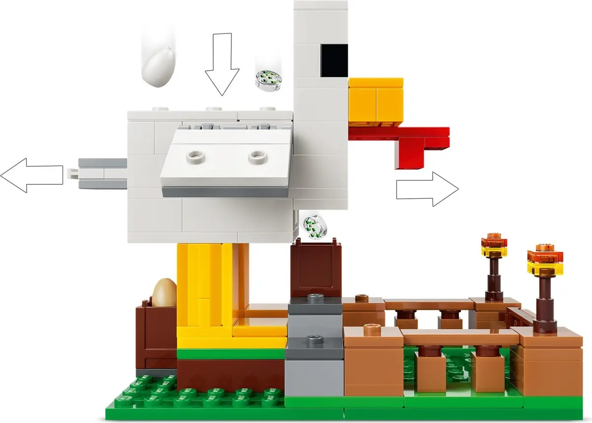 LEGO Minecraft 21585 Chicken Farm set, image 12