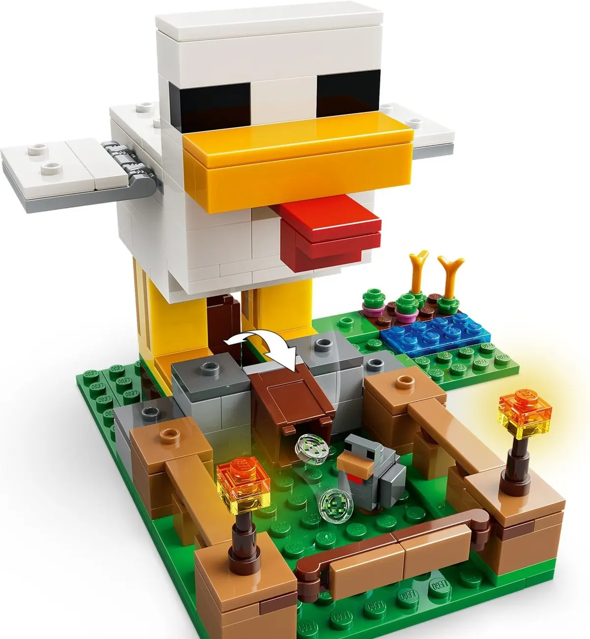 LEGO Minecraft 21585 Chicken Farm set, image 11