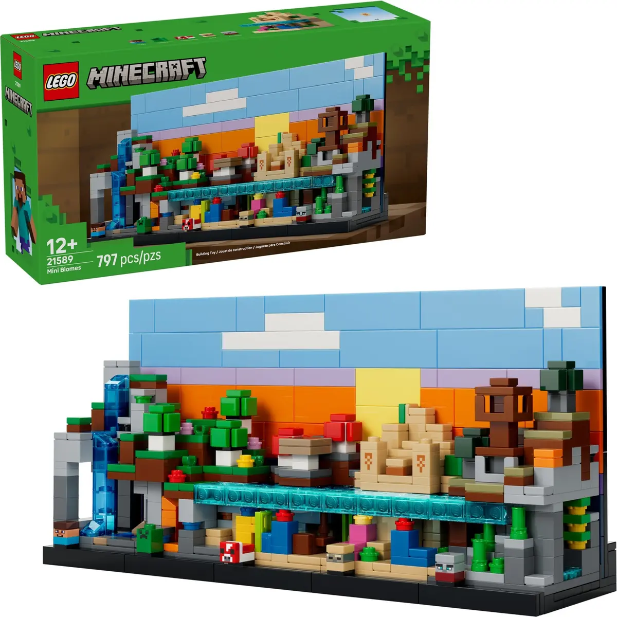 LEGO Minecraft 21589 Mini Biomes set, image 3