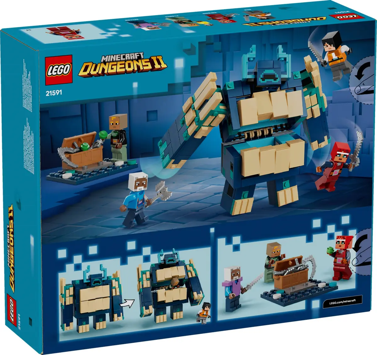 LEGO Minecraft 21591 The Twisted Warden Battle set, image 3