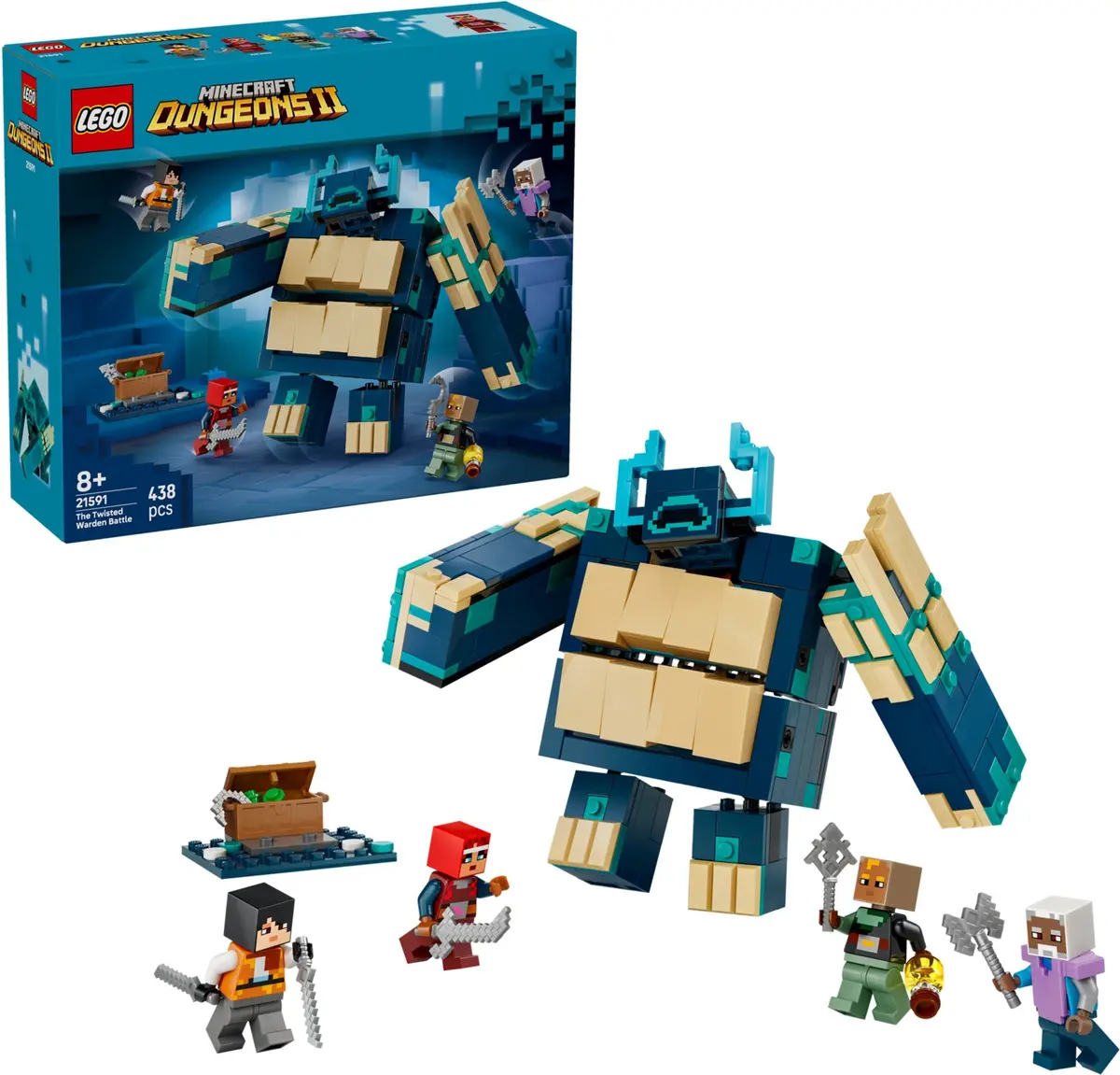LEGO Minecraft 21591 The Twisted Warden Battle set, image 4