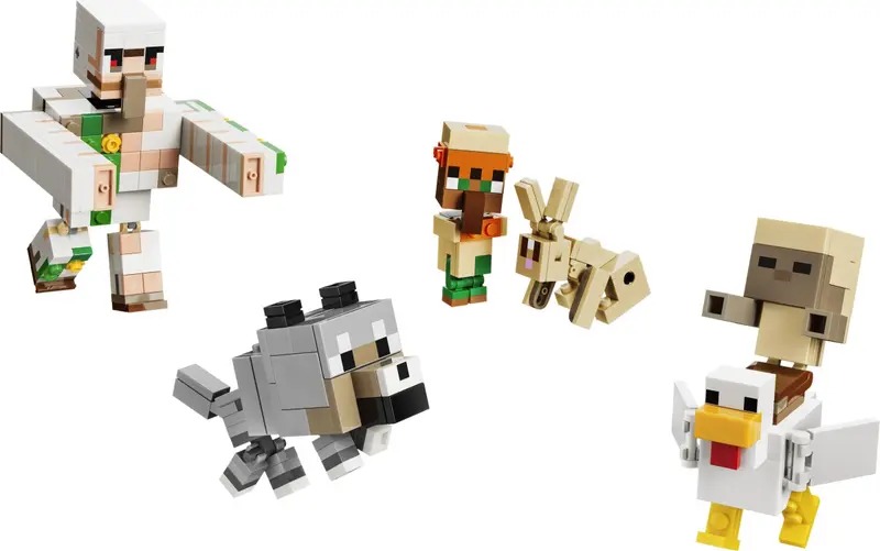 LEGO Minecraft 21592 Chicken Jockey Desert Attack set
