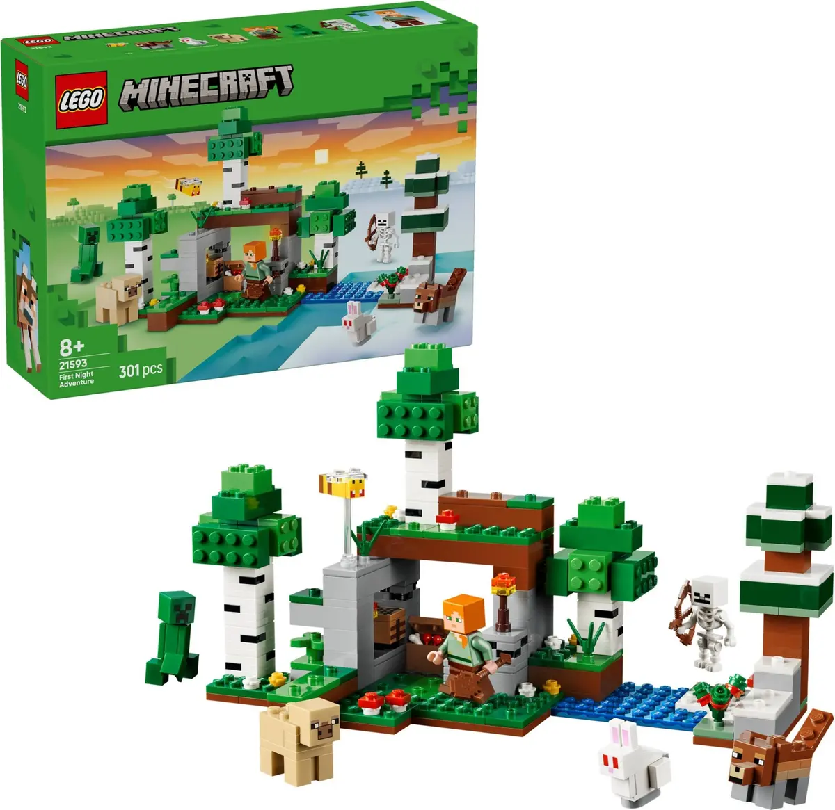 LEGO Minecraft 21593 First Night Adventure set, image 3