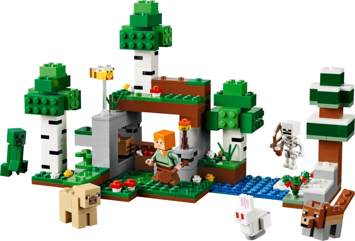 LEGO Minecraft 21593 First Night Adventure set
