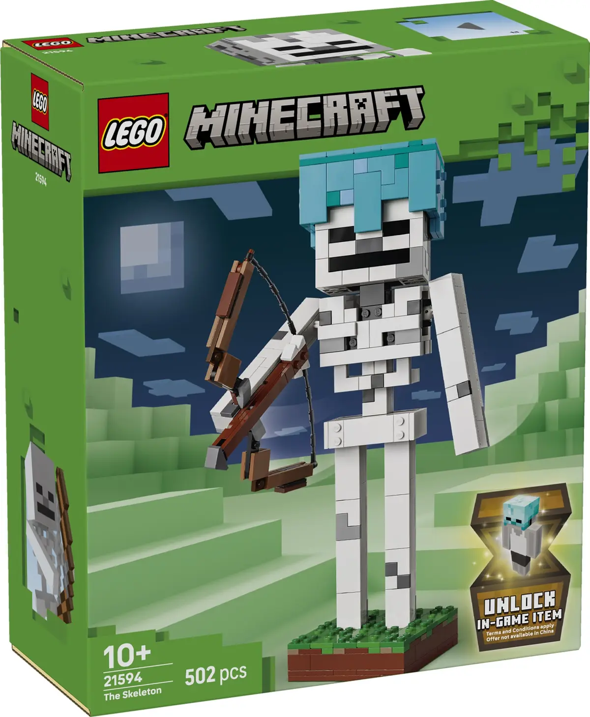 LEGO Minecraft 21594 The Skeleton set, image 2