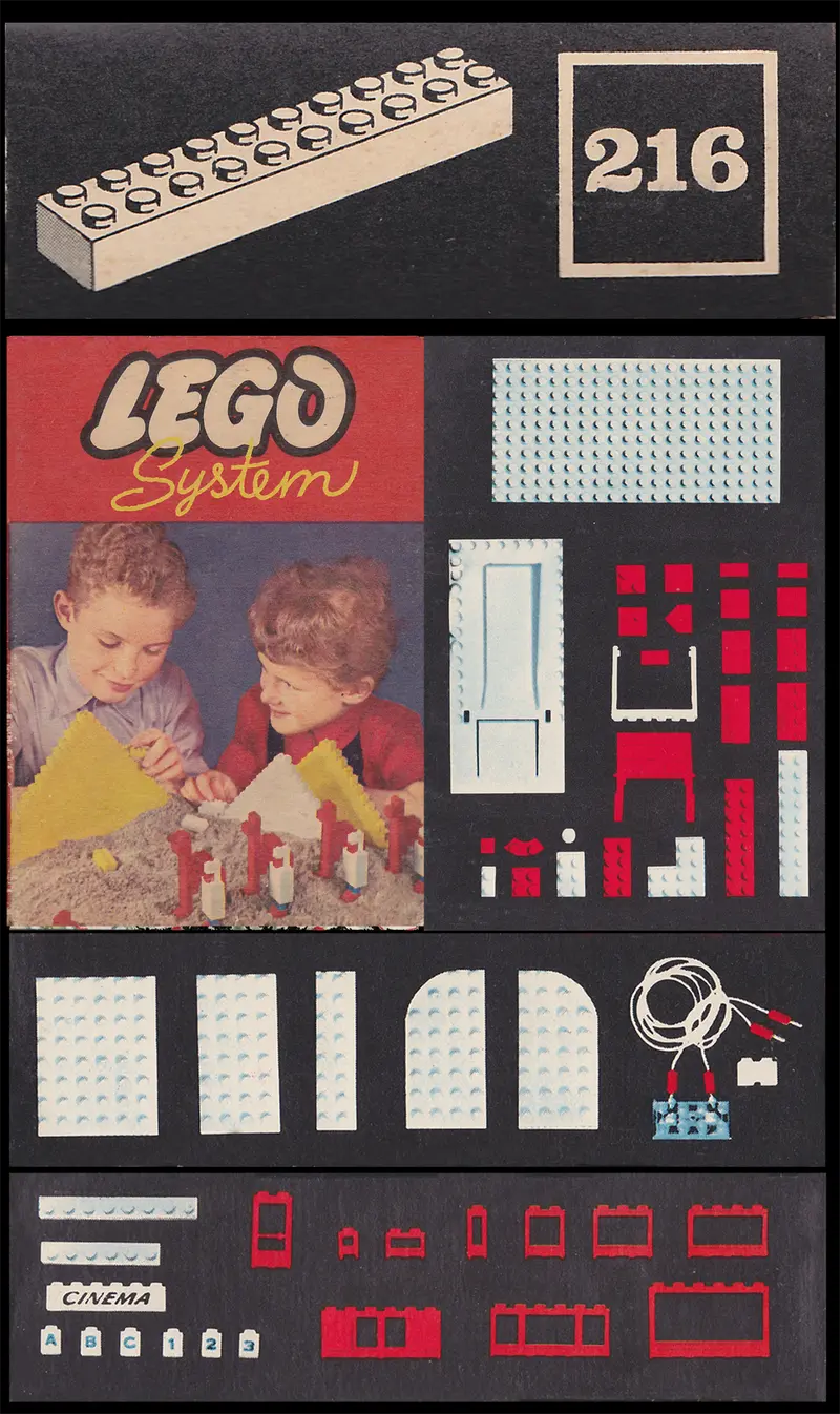 LEGO System 216 2 x 10 Bricks set, image 2