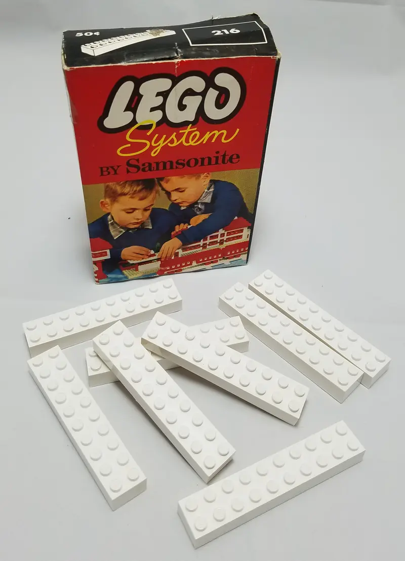 LEGO Samsonite 216 2 X 10 Bricks set