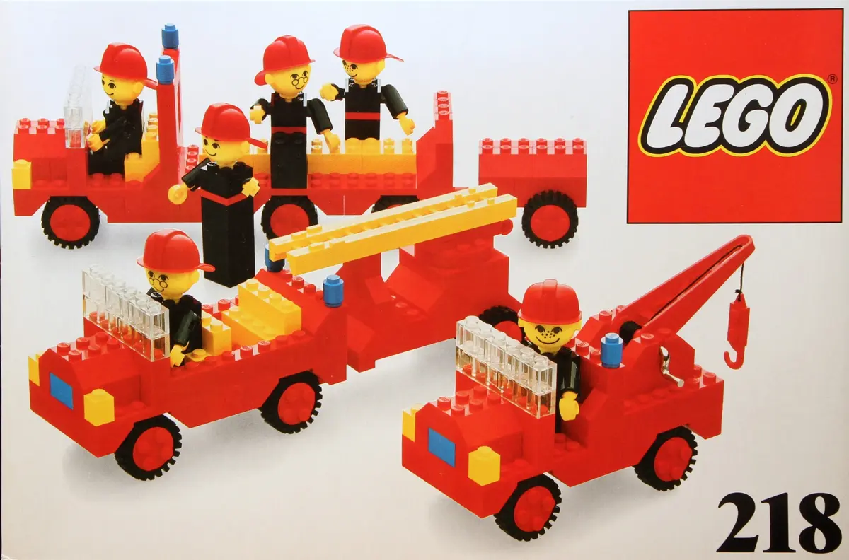 LEGO Building Set with People 218 Firemen set
