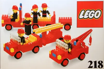 LEGO Building Set with People 218 Firemen set