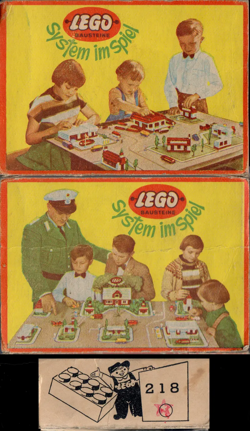 LEGO System 218 2 x 4 Bricks set, image 2