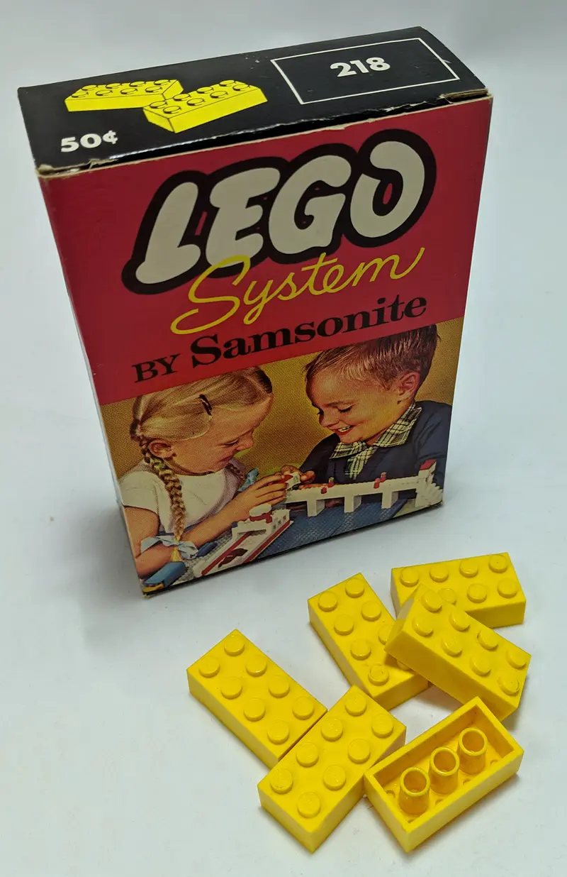 LEGO Samsonite 218 2 x 4 Bricks set, image 6
