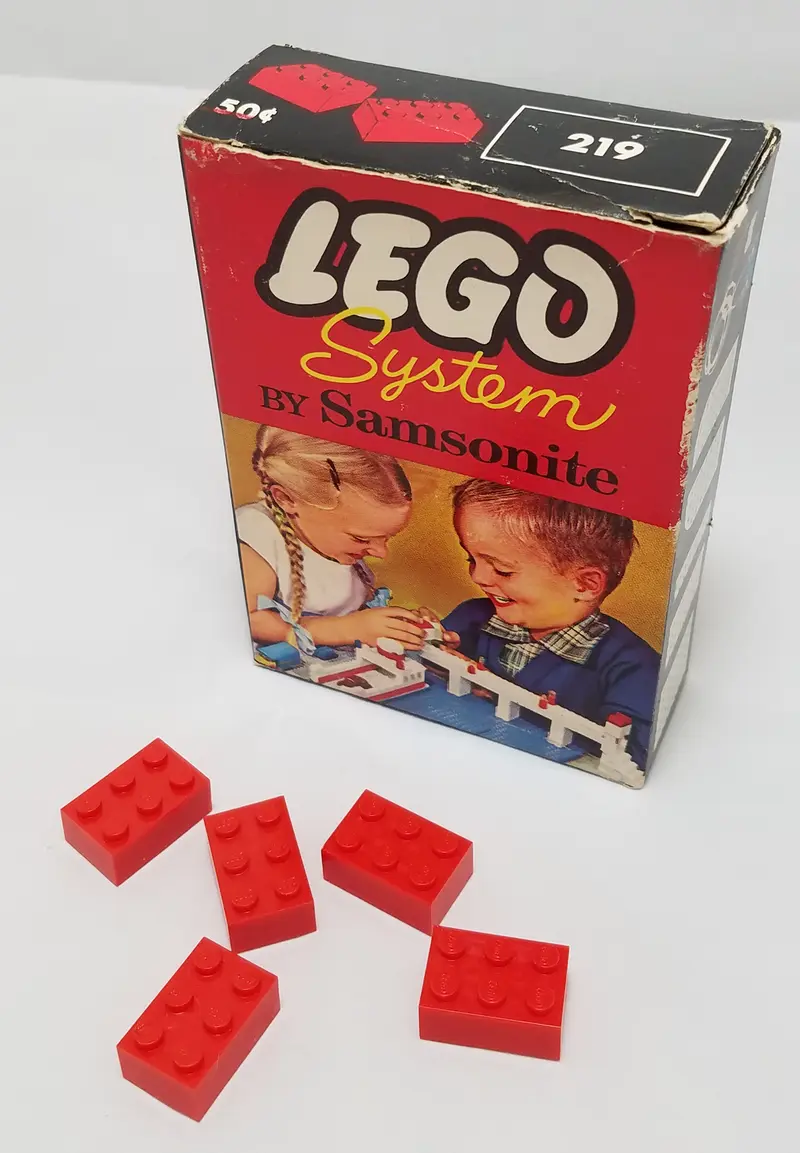 LEGO Samsonite 219 2 X 3 Bricks set