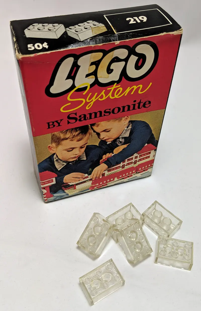 LEGO Samsonite 219 2 X 3 Bricks set, image 3