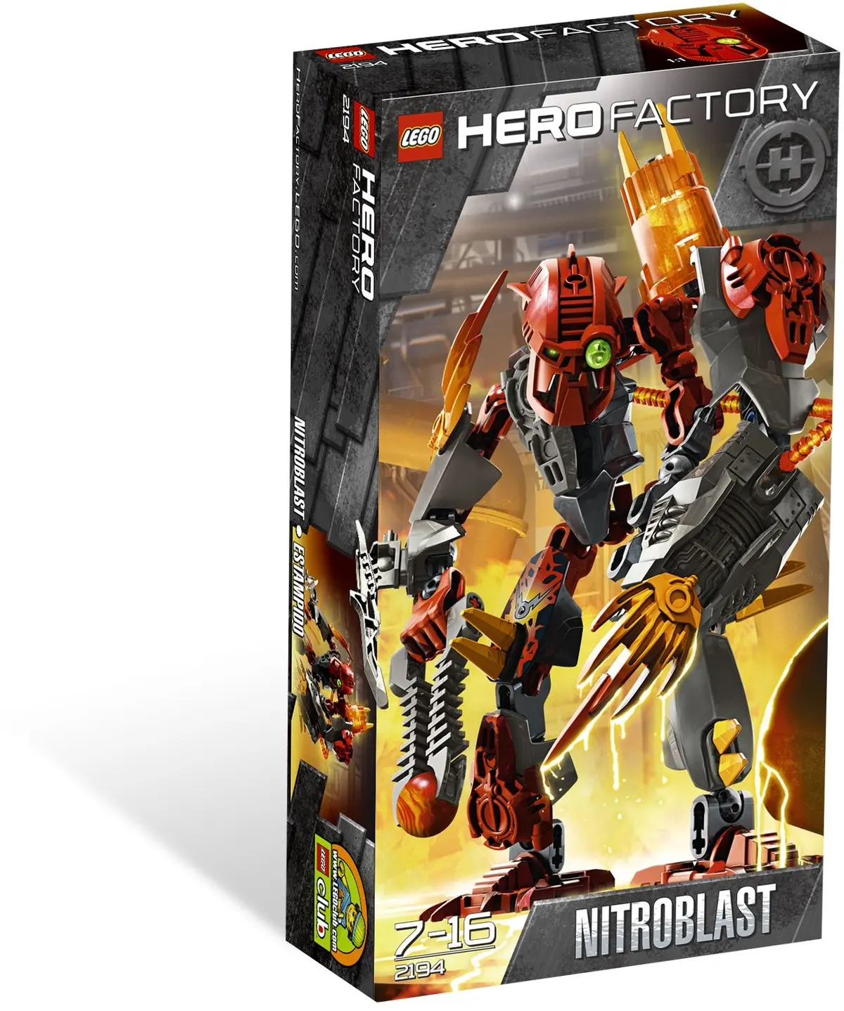 LEGO HERO Factory 2194 NITROBLAST set, image 6