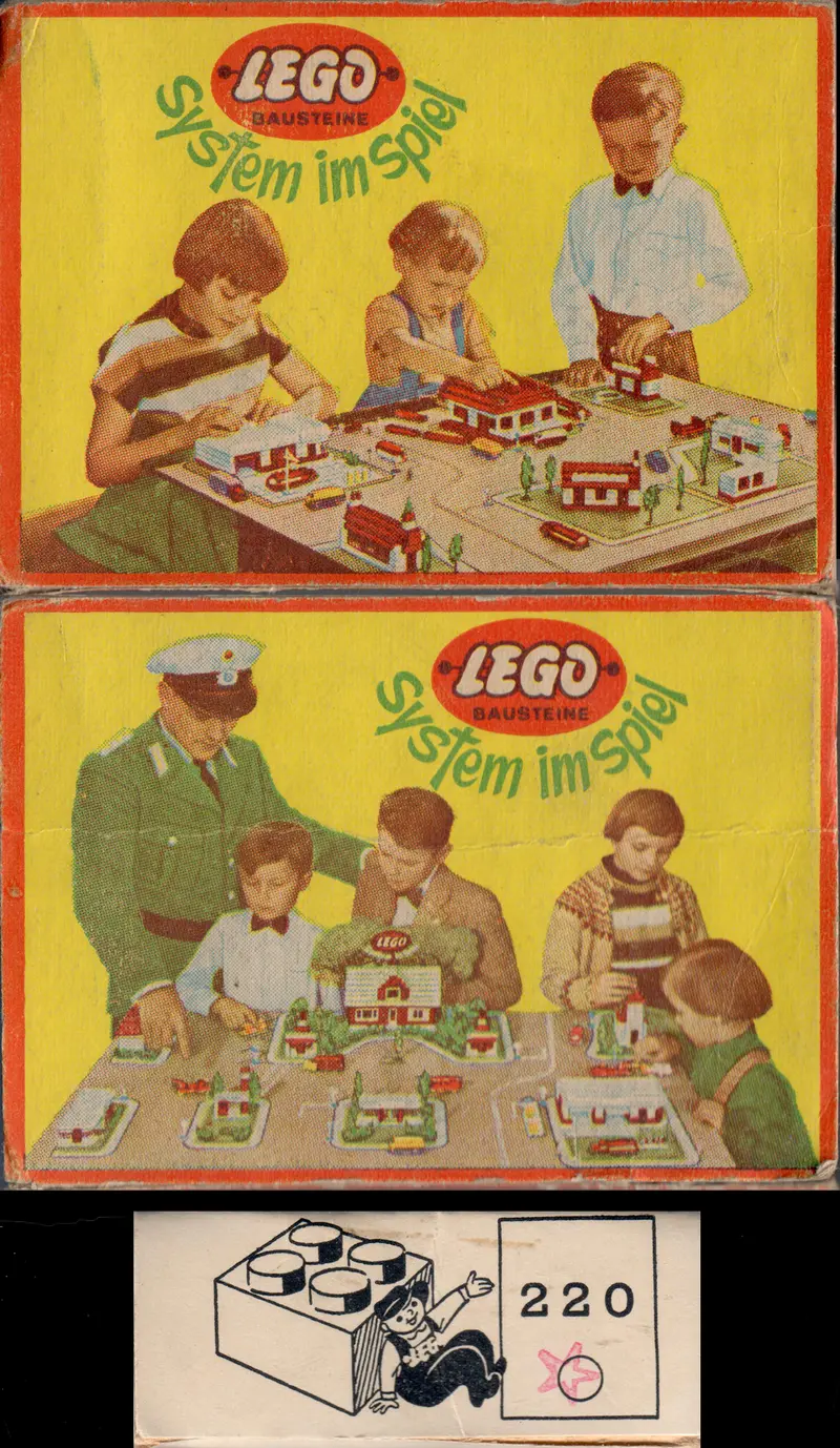 LEGO System 220 2 x 2 Bricks set, image 8