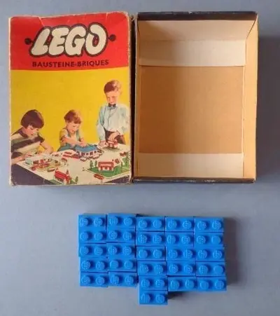 LEGO System 221 1 x 2 Bricks set, image 2