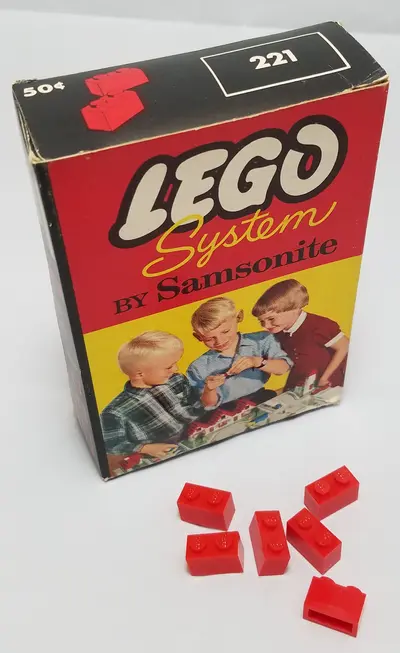 LEGO Samsonite 221 1 X 2 Bricks set