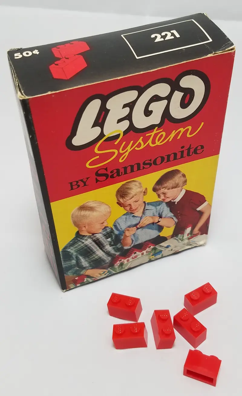 LEGO Samsonite 221 1 X 2 Bricks set