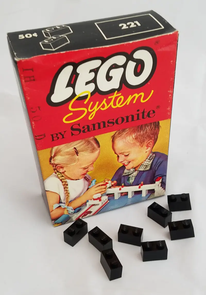 LEGO Samsonite 221 1 X 2 Bricks set, image 6