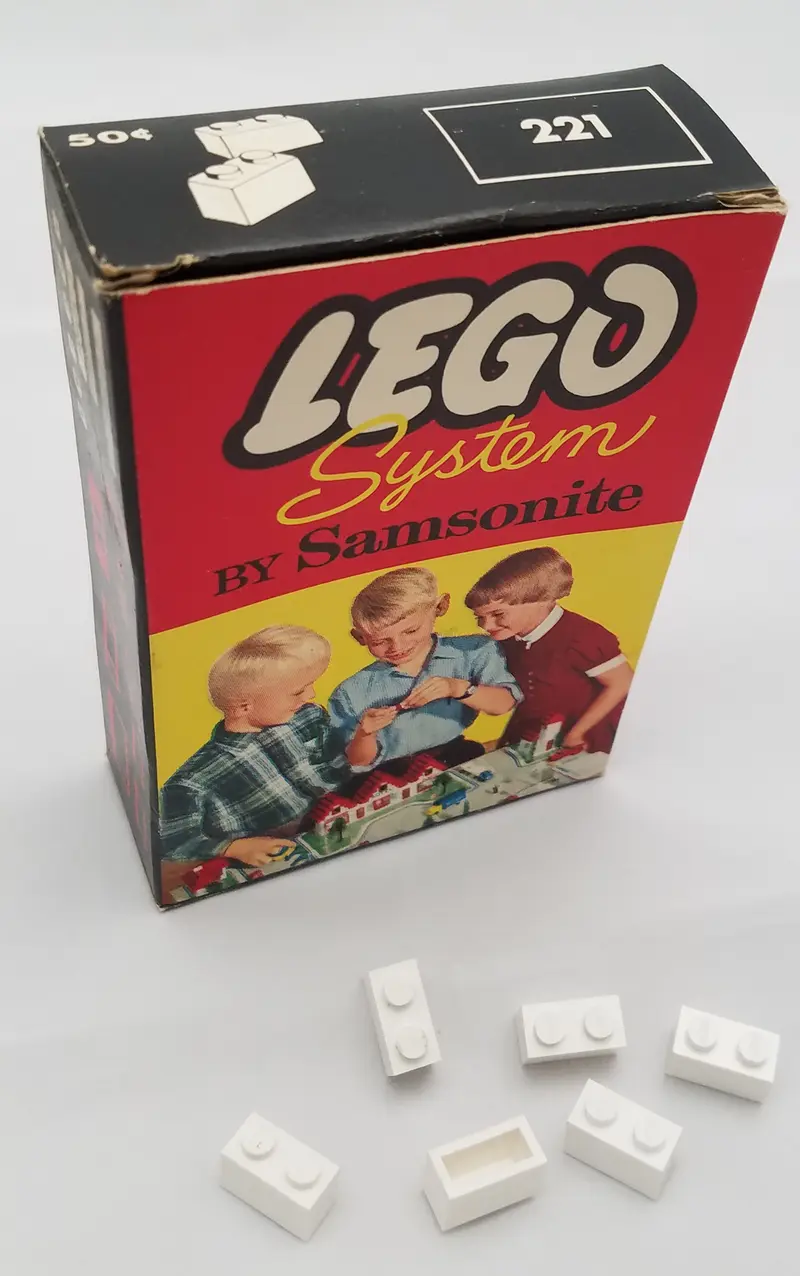 LEGO Samsonite 221 1 X 2 Bricks set, image 5