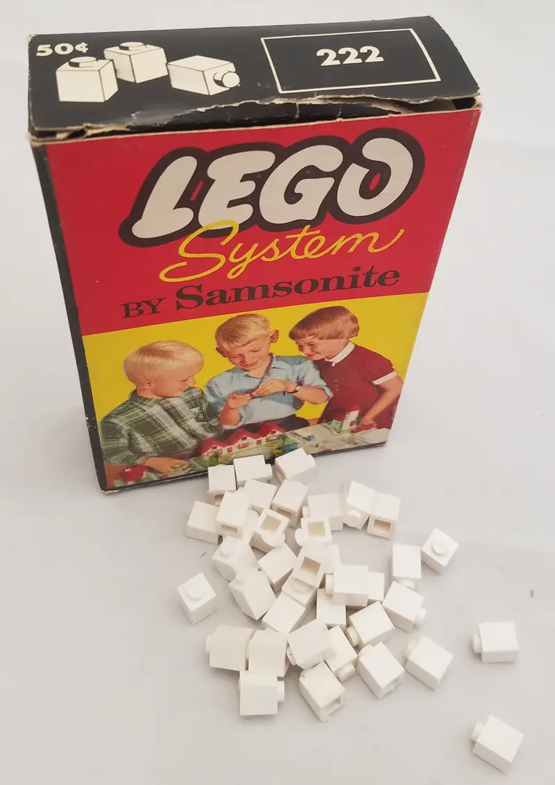LEGO Samsonite 222 1 x 1 Bricks set, image 3