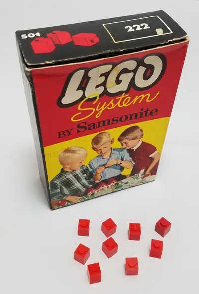 LEGO Samsonite 222 1 x 1 Bricks set