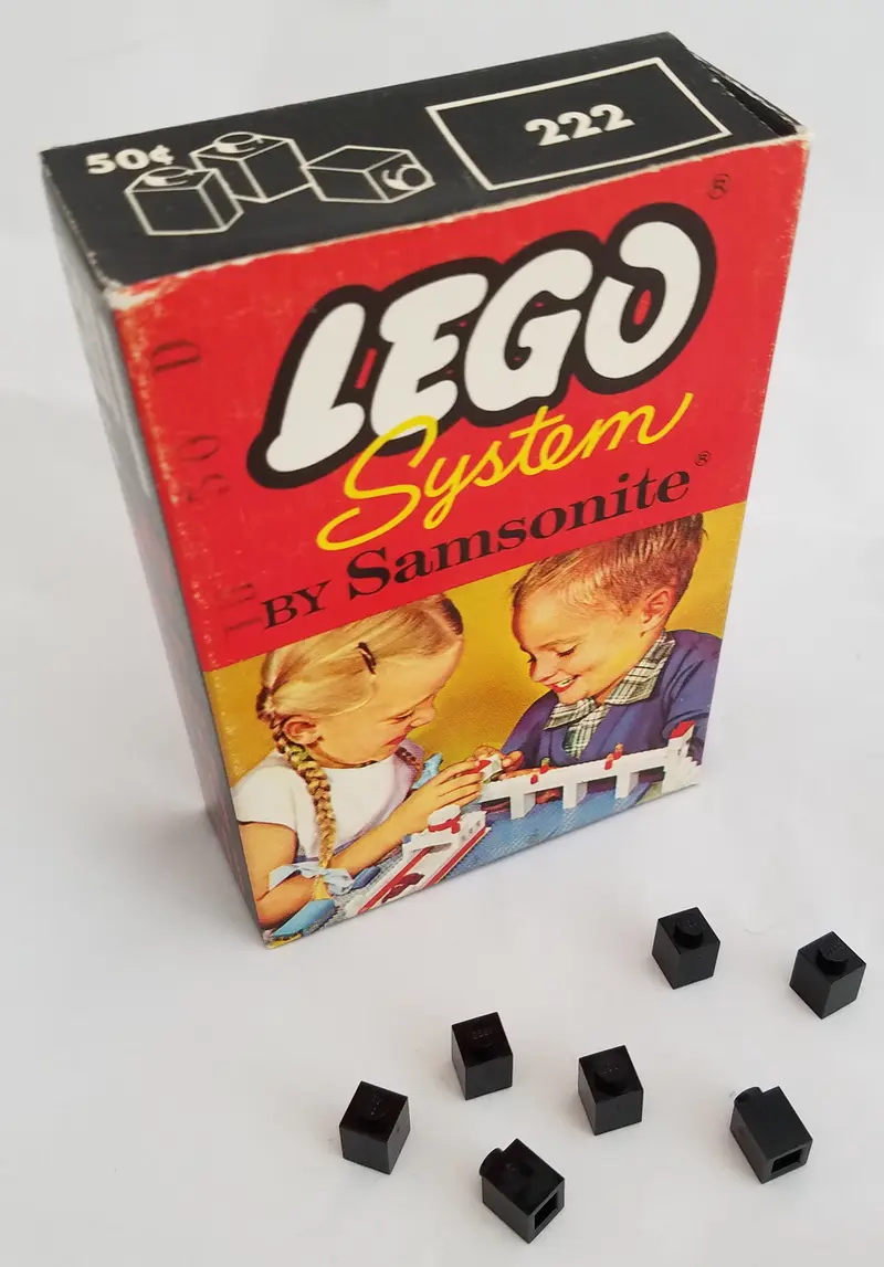 LEGO Samsonite 222 1 x 1 Bricks set, image 2
