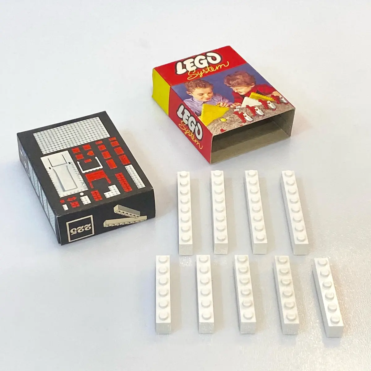 LEGO System 225 1 x 6 and 1 x 8 Bricks set, image 4