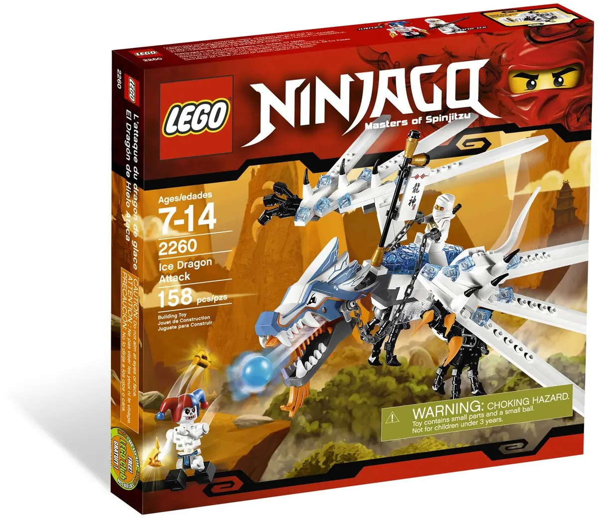 LEGO Ninjago 2260 Ice Dragon Attack set, image 8