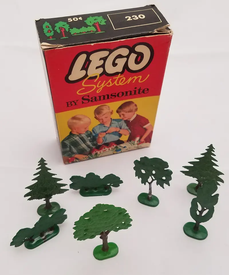 LEGO Samsonite 230 Trees and Bushes set
