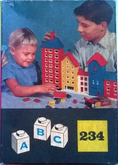 LEGO System 234 Letter Bricks set, image 2