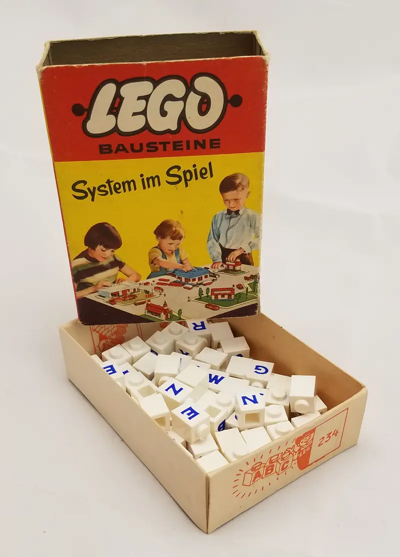 LEGO System 234 Letter Bricks set